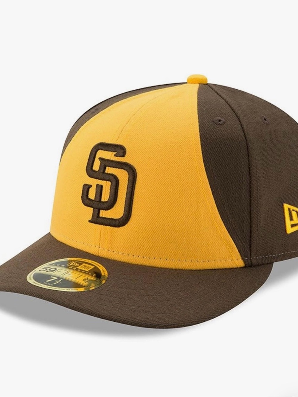 New Era San Diego Padres Two-Tone Brown & Gold Fitted Cap